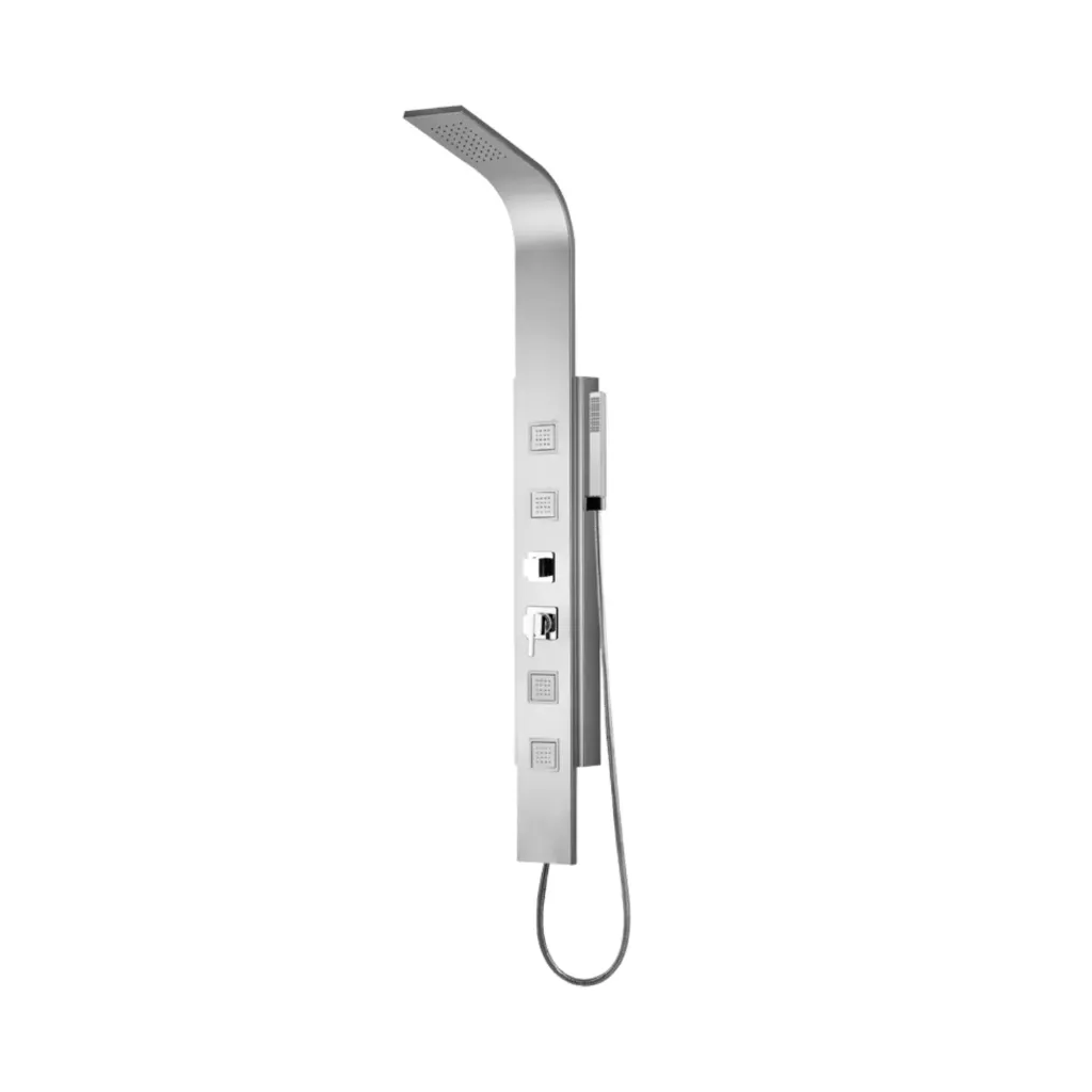 GPL0798 BEELEE COLUMNA DE DUCHA PREMIUM SILVERFLOW - TORRE PLATA
