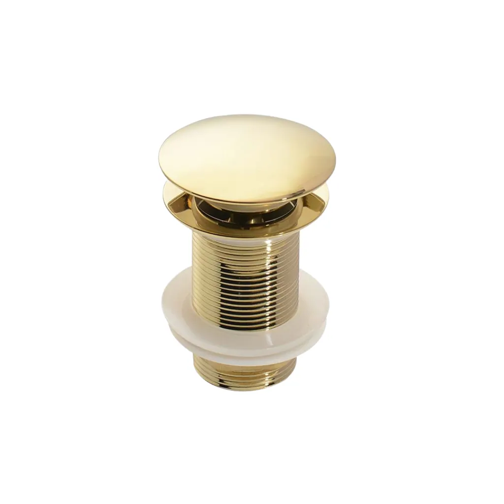 GPL0812 SPRING DESAGUE PUSH DORADO PULIDO - GOLD BRUSHED S/REB