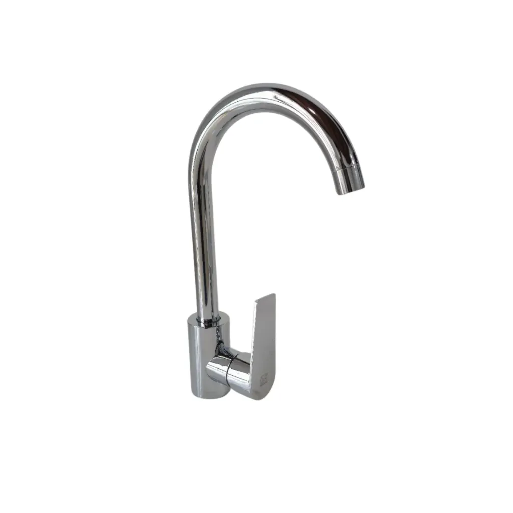 GPL0817 QSB GRIFERIA MEZCL COCINA FIJA - PREMIUM OVAL CROMADA - SILVER