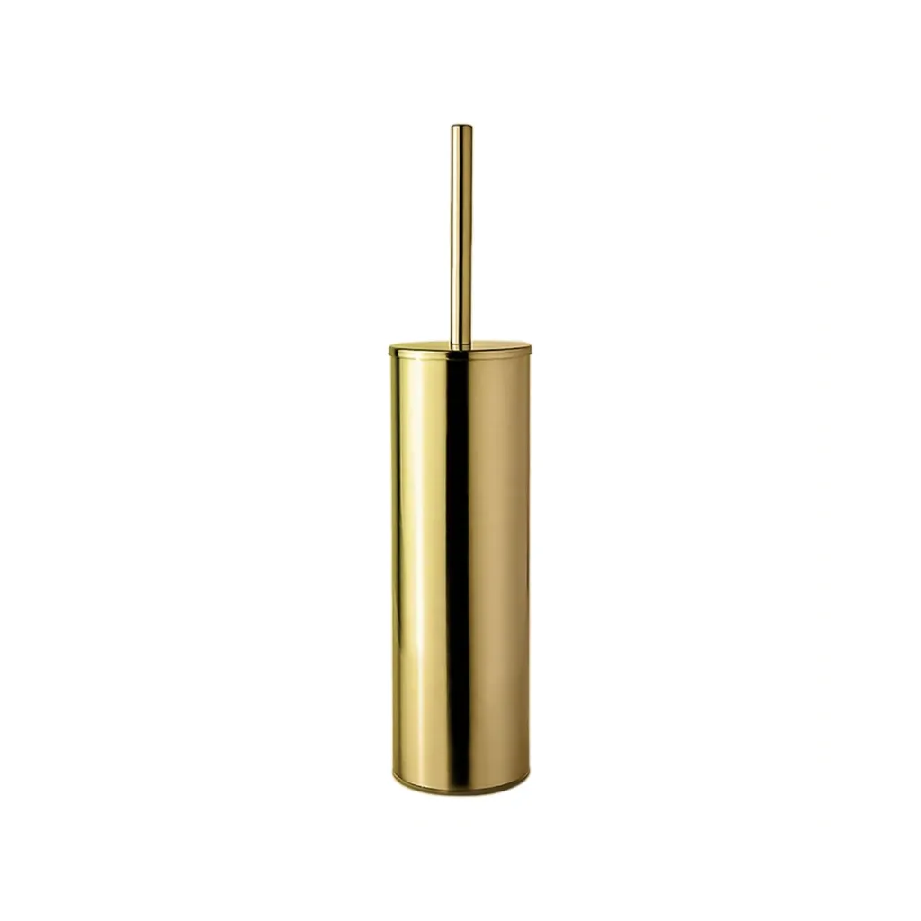 GPL0820 BEELEE CEPILLO P/BAÑO PREMIUM REDONDO DORADO BRILL - GOLD GLOSSY