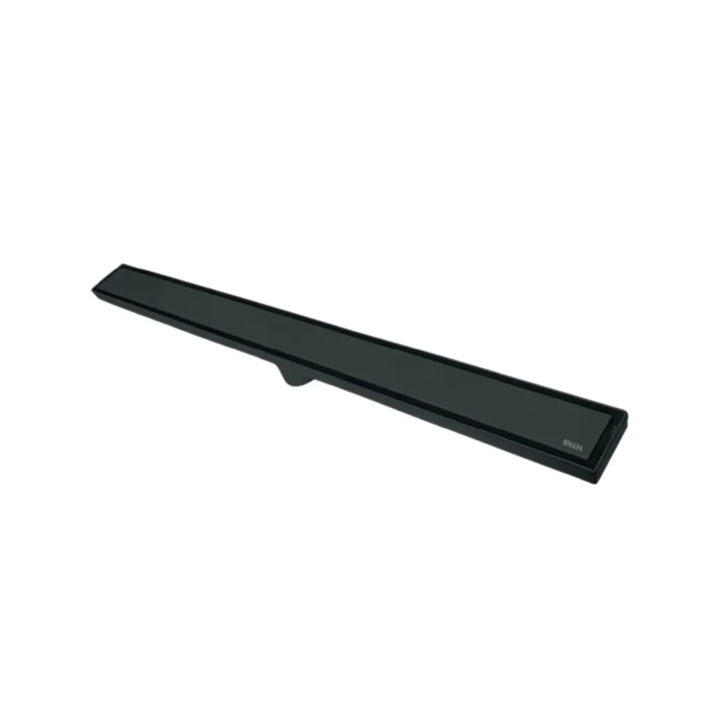 GPL0829 YETKA REJILLA LISA 2 EN 1 NEGRO 60CM LINEAL (125533LK) - INOX