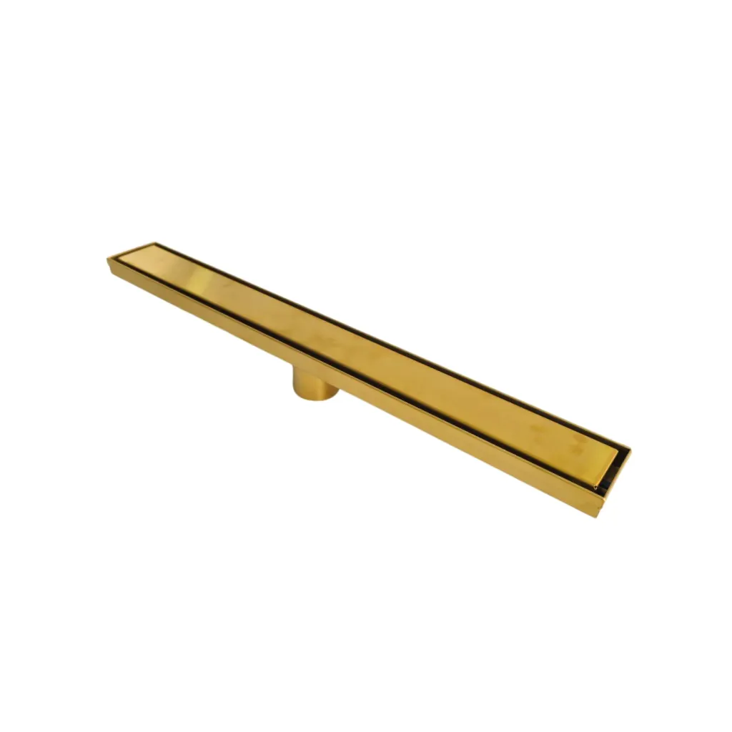 GPL0830 YETKA REJILLA LINEAL LISA 2 EN 1 GOLD 60CM LINEAL (125533GDV) - DORADO INOX