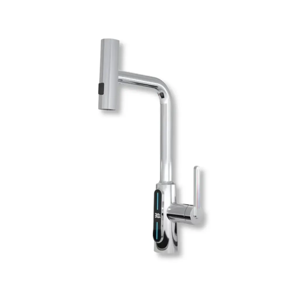 GPL0837 AVI GRIFERIA MEZCL COCINA ESTIRABLE C/SENSOR RECTA CROMO - SILVER (JW01)