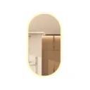 GPL0861 BEELEE ESPEJO C/LUZ ECLIPSE - LUZ CALIDA (OVALADO) - 45x90cm