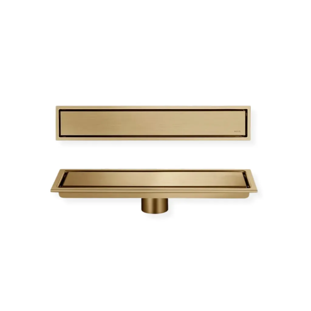 GPL0865 SM REJILLA LINEAL LISA DORADO MATE 40X10CM - GOLD INOX