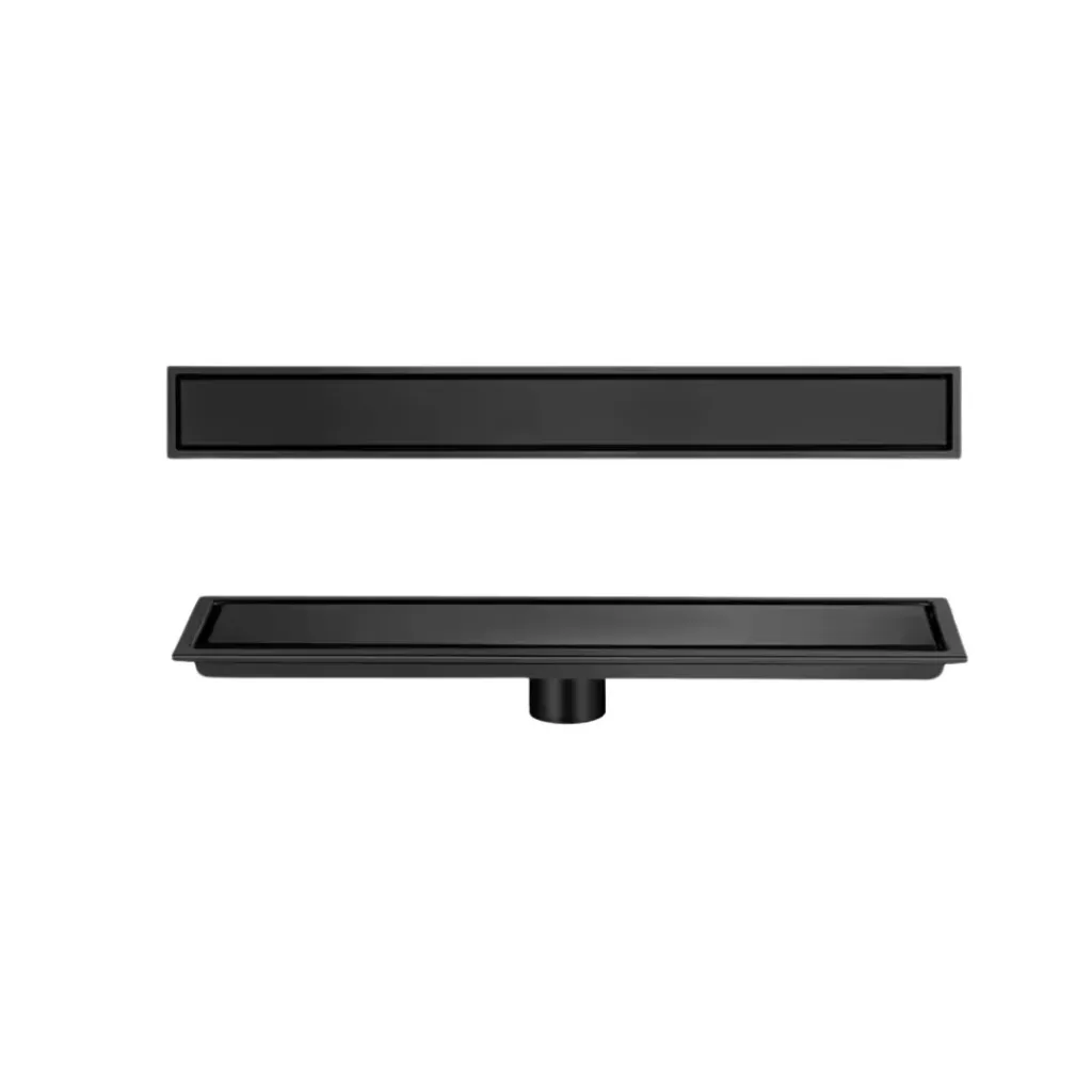 GPL0886 SUPERINO REJILLA LINEAL LISA NEGRO 50X10 - BLACK INOX (6300)