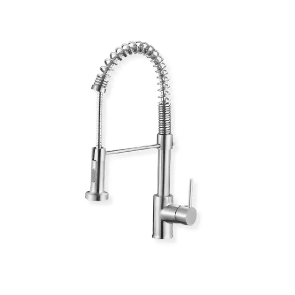 GPL0908 BEELEE GRIFERIA COCINA MARSILIANA ESPIRAL - SILVER (CROMADO BRILL)