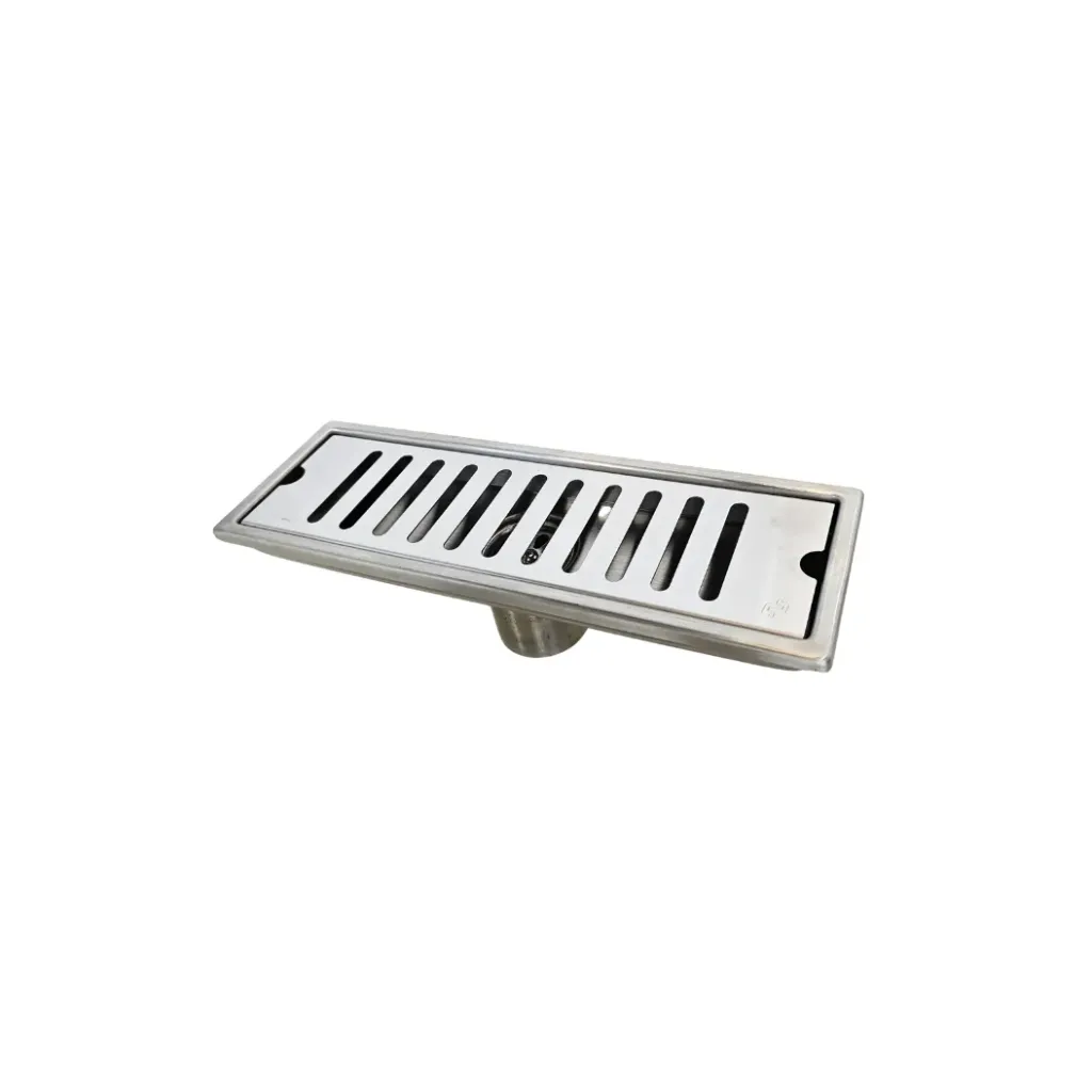 GPL0911 BEELEE REJILLA LINEAL BUCCINO SILVER (30X10CM) - CROMADA