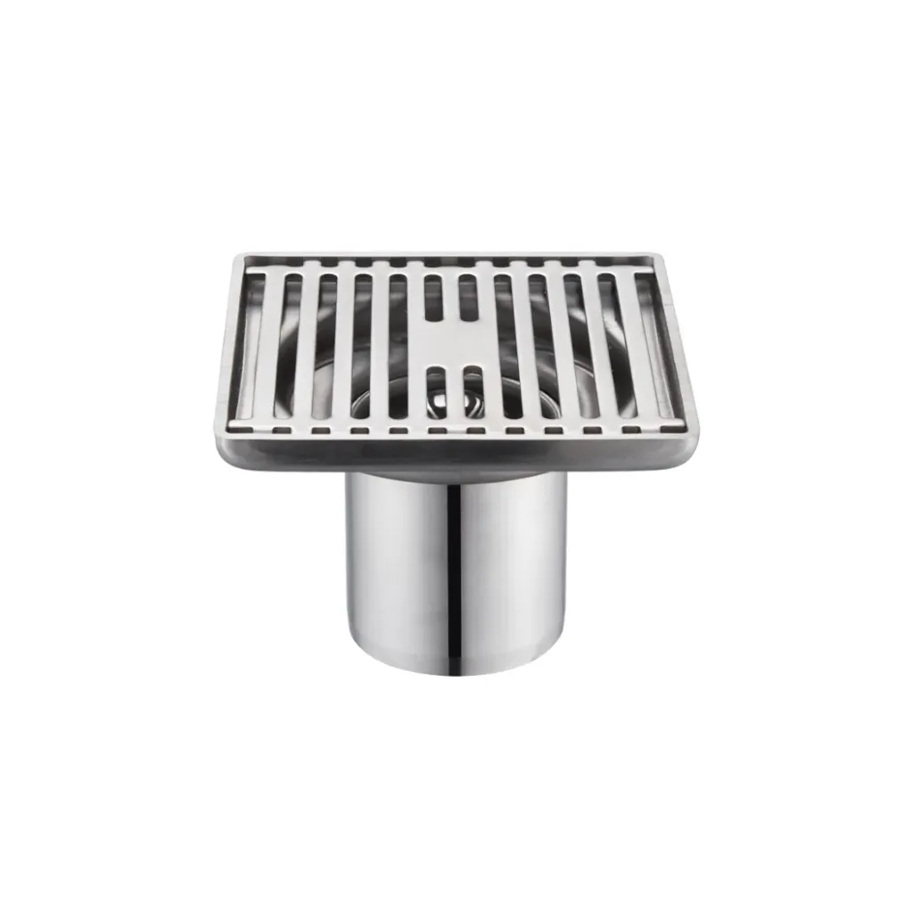 GPL0921 BEELEE REJILLA CUADRADA LACIO SILVER (10X10CM) - CROMADA