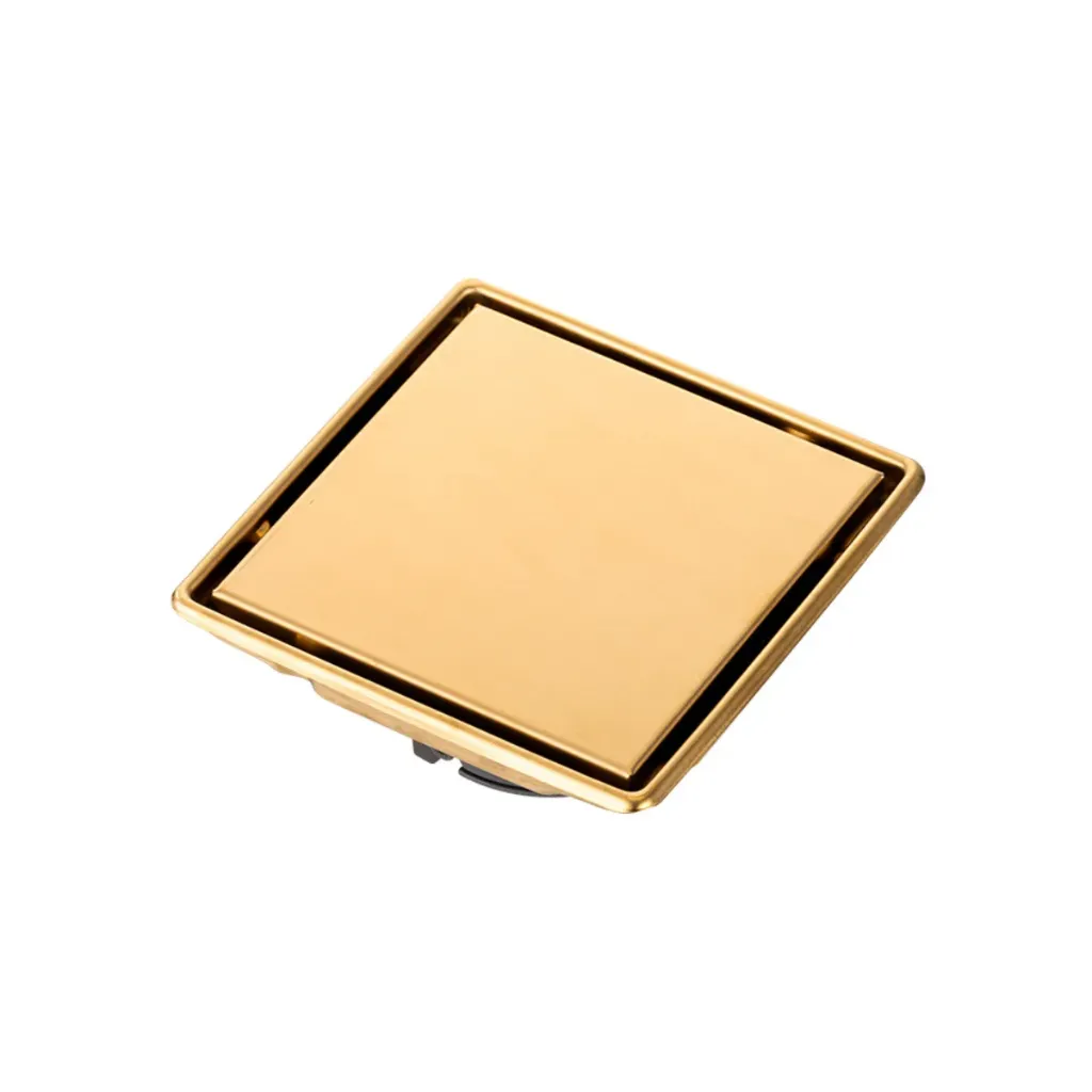 GPL0940 LH REJILLA LISA CUADRADA 15X15CM DORADO - DREN 4"