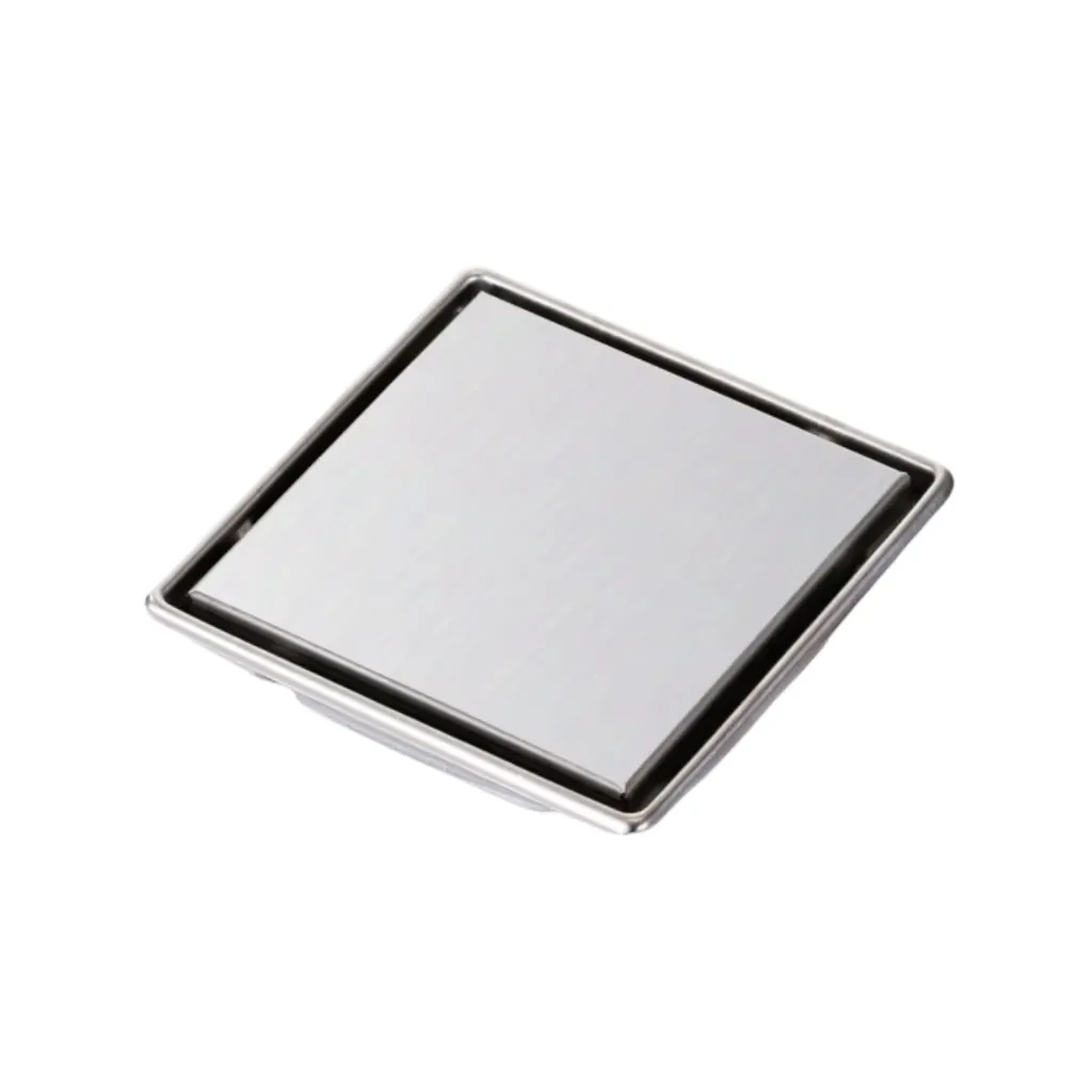 GPL0941 LH REJILLA LISA CUADRADA 15X15CM CROMADO INOX - DREN 4"