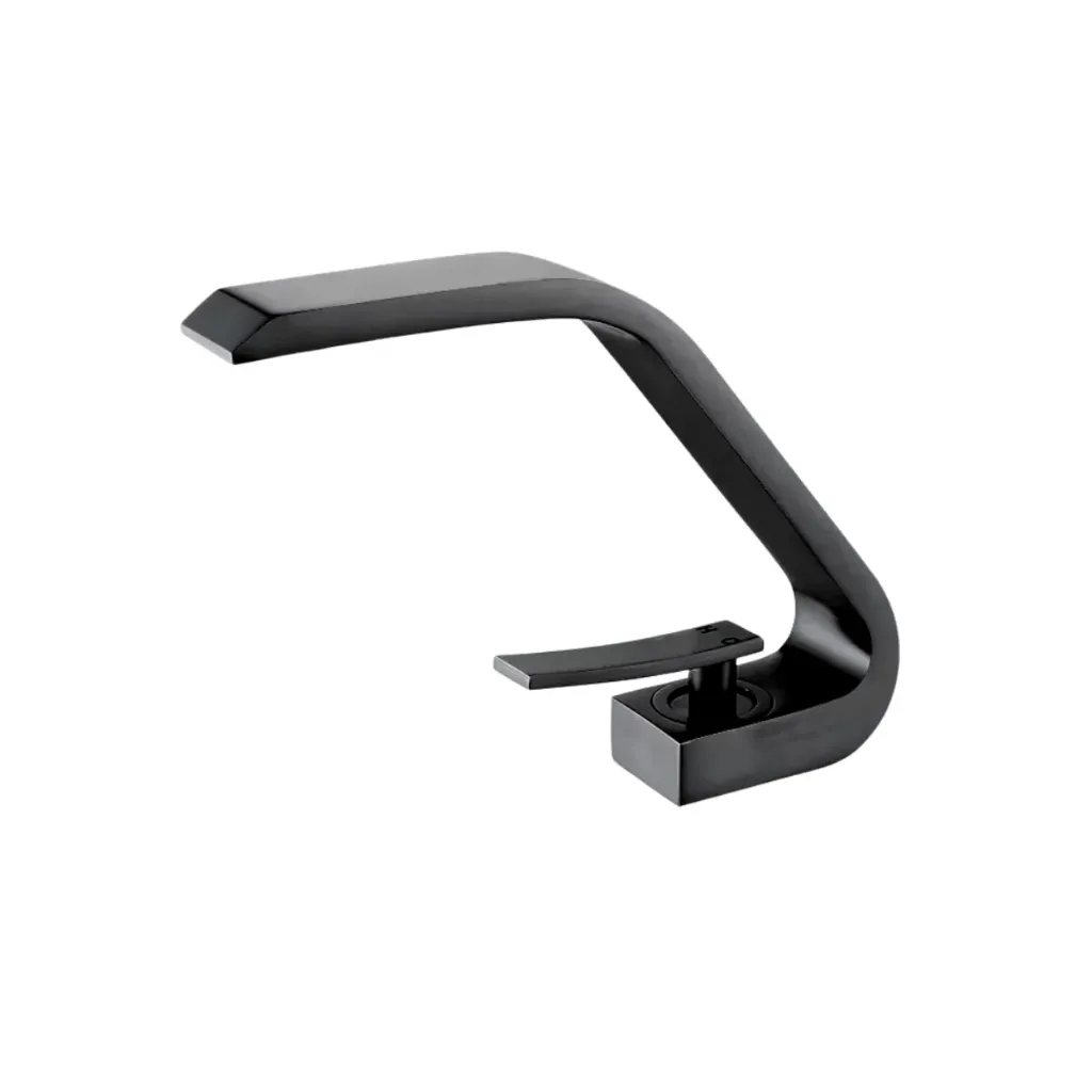 GPL0952 PRAGA GRIFERIA LUXOR MEZCL BAJA BLACK -(DT563) NEGRO MATE