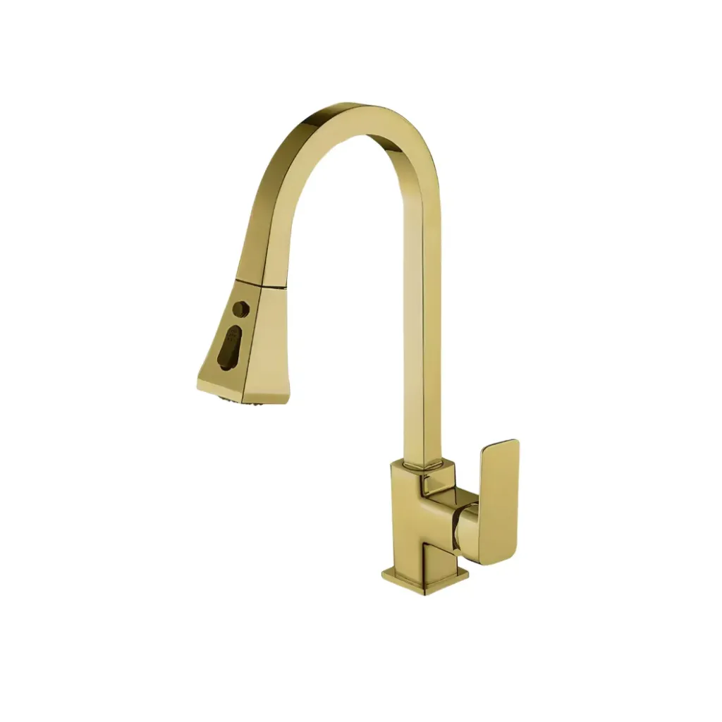 GPL0968 BEELEE GRIFERIA MEZCL COCINA CAPRI GOLD - DORADO MATE (ESTIRABLE)