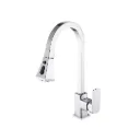 GPL0990 BEELEE GRIFERIA MEZCL COCINA CAPRI SILVER - CROMADO (ESTIRABLE)