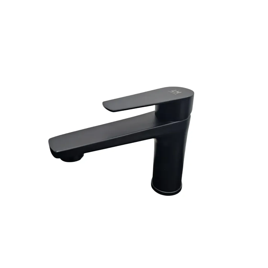 GPL0992 LH GRIFERIA MEZCL BAJA RIVOLI NEGRO MATE - REDONDA 10CM