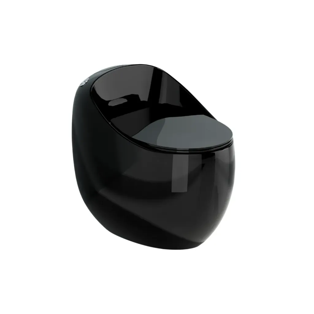 GPL0994 LH INODORO LUX EGG BLACK GLOSSY - NEGRO BRILLANTE