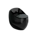 GPL0994 LH INODORO LUX EGG BLACK GLOSSY - NEGRO BRILLANTE