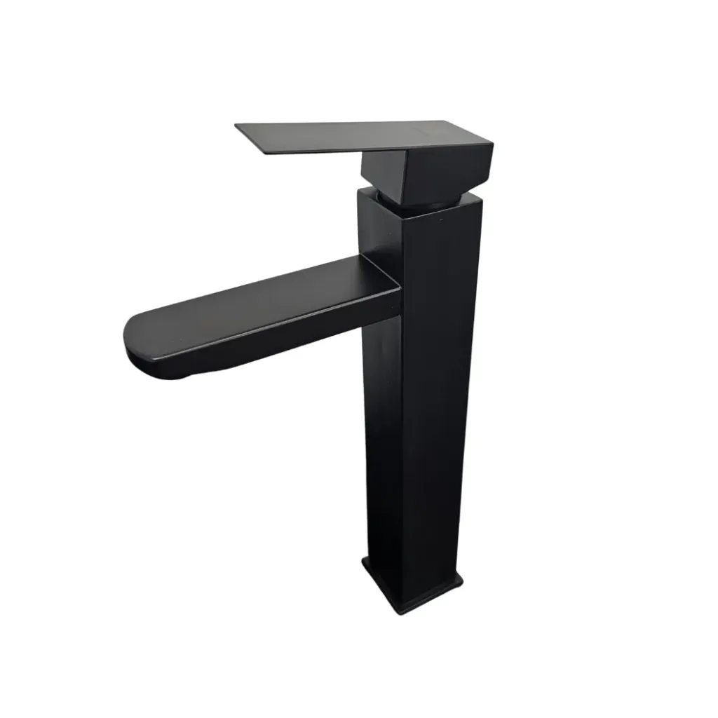 GPL0995 LH GRIFERIA MEZCL ALTA FOSANO CUADR. 29CM - NEGRO MATE