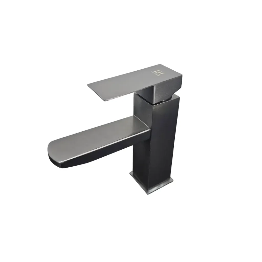 GPL0996 LH GRIFERIA MEZCL BAJA FOSANO CUADR. 16CM - GRIS MATE