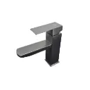 GPL0996 LH GRIFERIA MEZCL BAJA FOSANO CUADR. 16CM - GRIS MATE