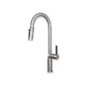 GPL1000 QSB GRIFERIA MEZCL COCINA SWAM OVAL ALTA - NIQUEL PREMIUM ESTIRABLE