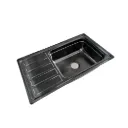 GPL1007 ROCKSTONE FREGADERO LUXE C/FALDA 86X50 (YTS8650A) - NEGRO SATIN