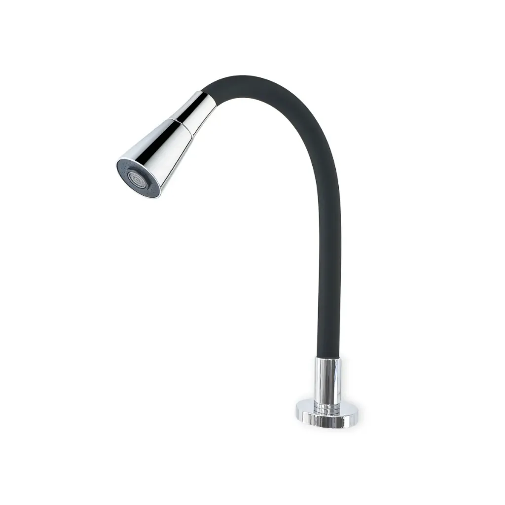 GPL1014 QSB GRIFERIA COCINA MESON FRIA FLEX 3 FUNC - NEGRO