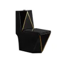 GPL1019 SAYBE INODORO DIAMANTE BLACK - NEGRO/DORADO (FD2045)