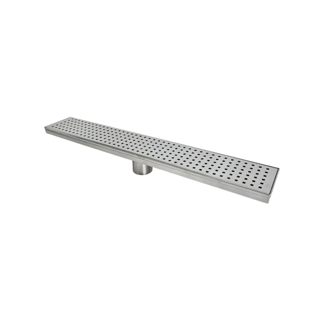 GPL1031 BEELEE REJILLA LINEAL APULIA SILVER (60X10CM) - CROMADA 600