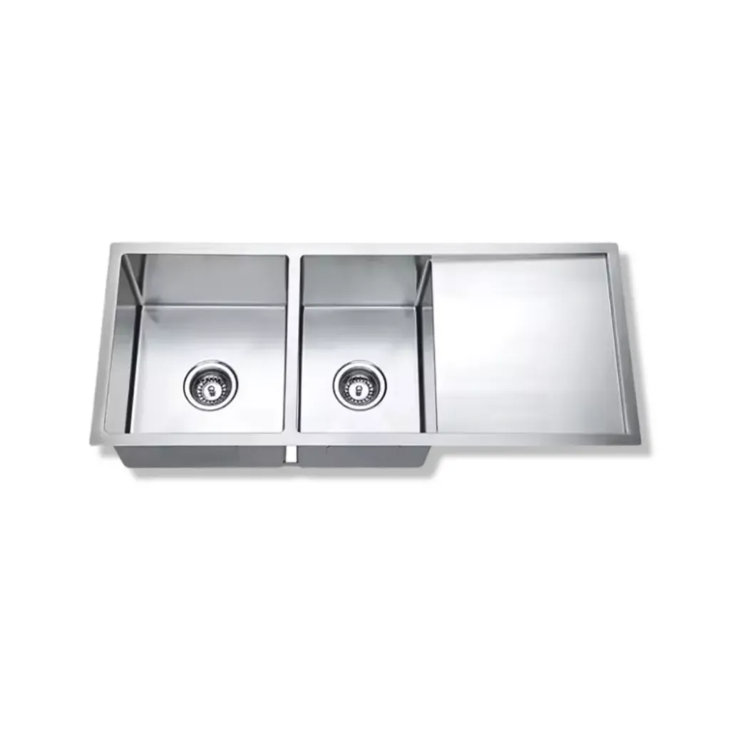 GPL1039 FIORI FREGADERO DOBLE C/FALDA EMP/BJ (108X44)CM - C/ACC