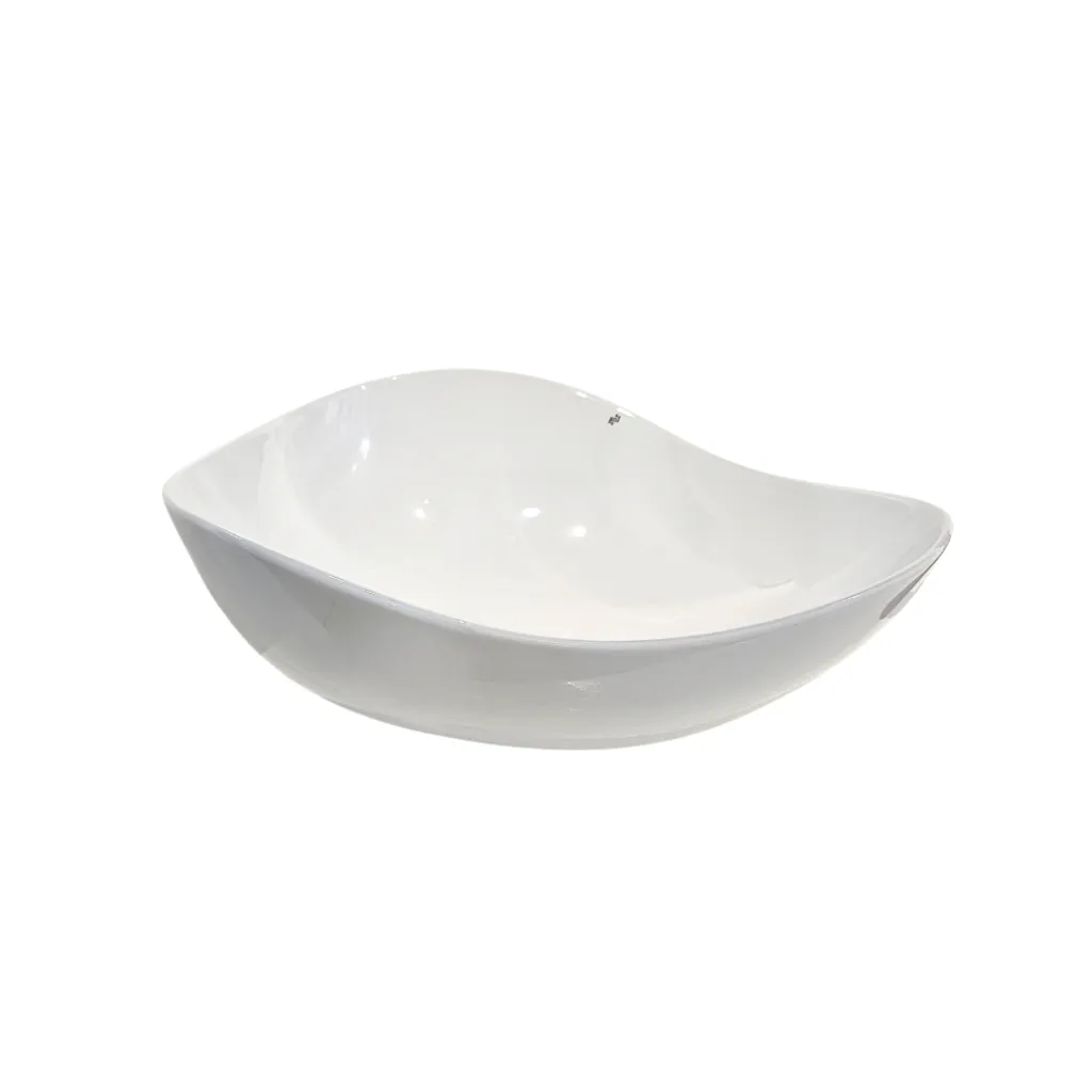 GPL0852 BEELEE LAVAMANOS PLASENCIA BLANCO OVAL 50CM SOBREP
