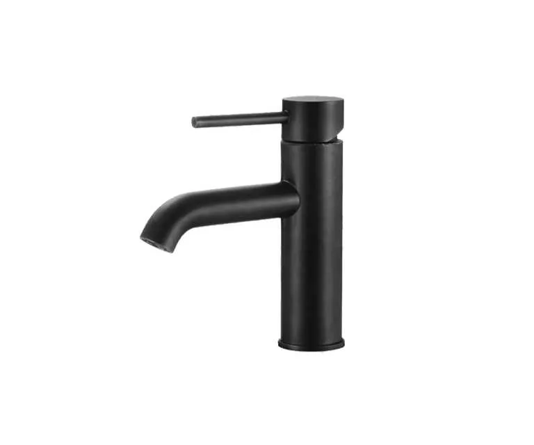 GPL0166 BEELEE GRIFERIA MEZCL BAJA REDONDA NEGRO MATE