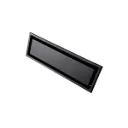 GPL1072 AKUA REJILLA LINEAL LISA REVERSIBLE PISO BLACK 40X10 - A. INOX (EC33B) NEGRO MATE
