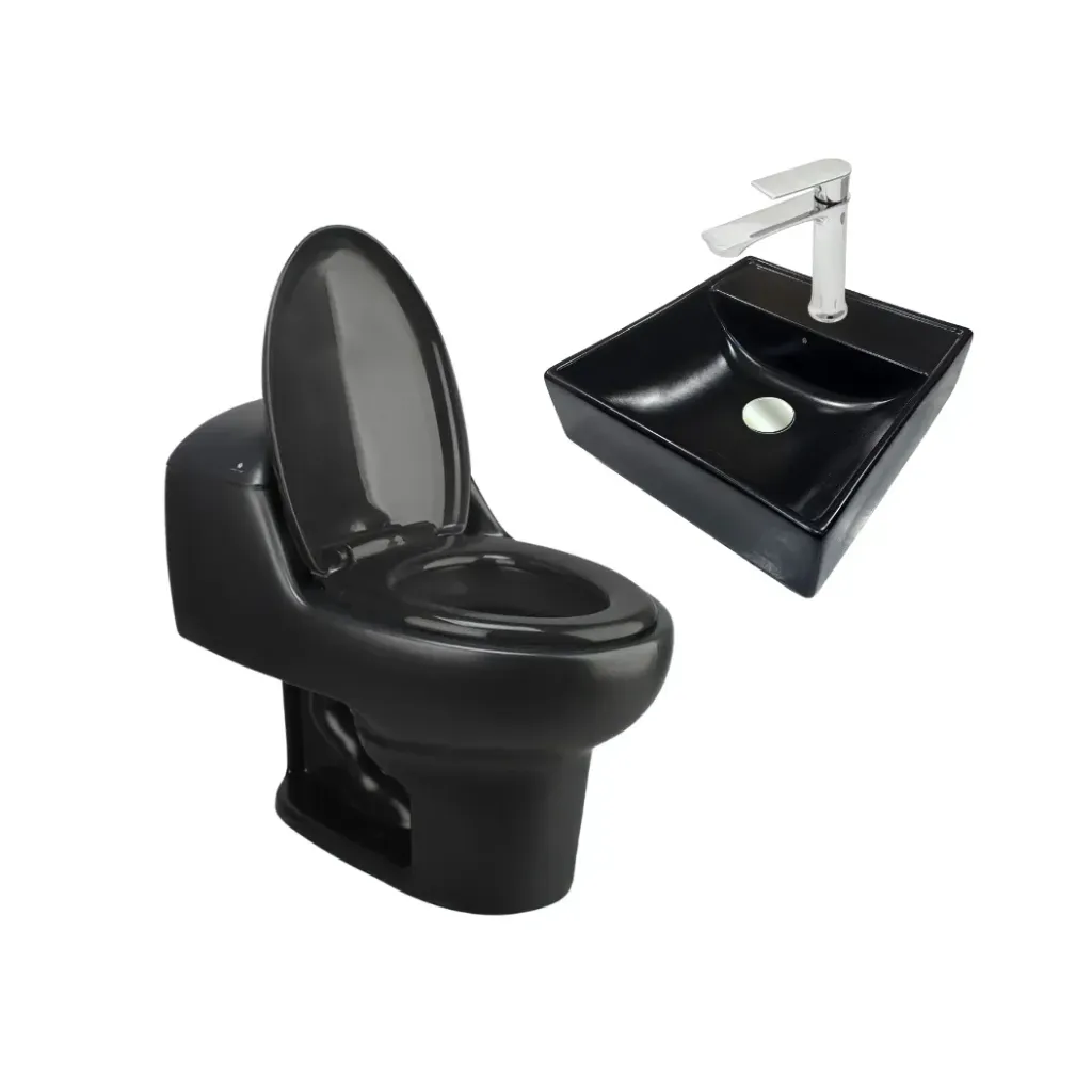 CMB0009 COMBO INODORO + LAVAMANOS + GRIFERIA (GPL0237 + GPL0972 + GPL0004 + GPL0583)