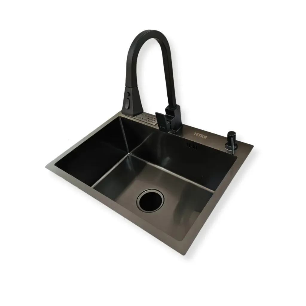 CMB0041 COMBO FREGADERO + GRIFERIA (GPL0407+GPL0967)