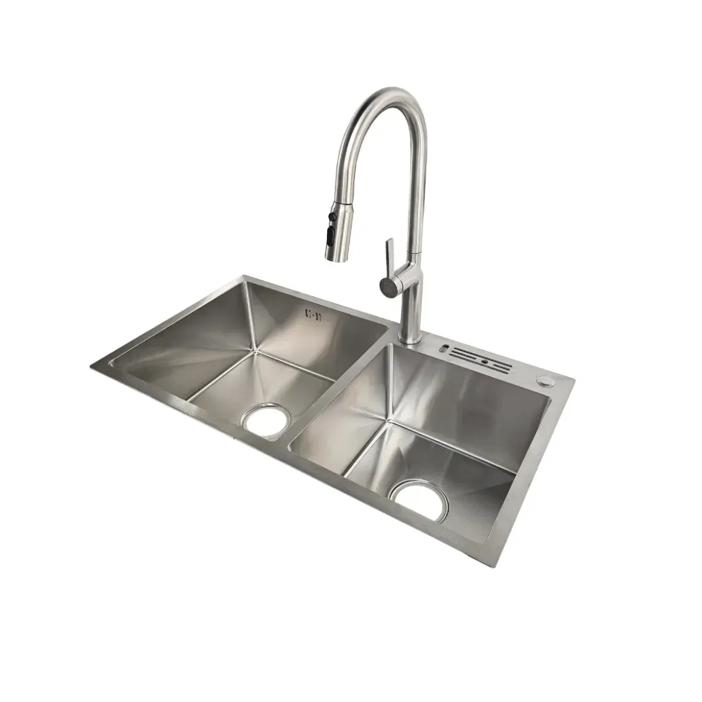 CMB0044 COMBO FREGADERO + GRIFERIA (GPL0876+GPL1000)