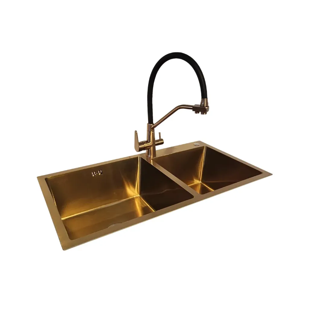 CMB0047 COMBO FREGADERO + GRIFERIA (GPL0326+GPL0172)