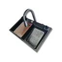 GPL0412 DIPIU VITTA FREGADERO CASCADA BLACK (NEGRO) + GRIFERIA + ACC. INOX (75X45)