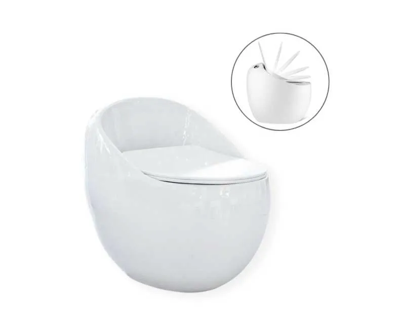 GPL0678 BEELEE INODORO ROMINO BLANCO DUALFLUSH C/TAPA AUTOM