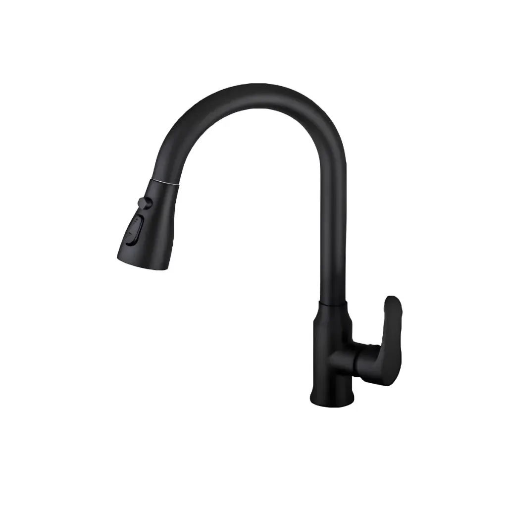 GPL1098 AKUA GRIFERIA COCINA ESTIRABLE NEGRO MATE - BLACK (EC08B)
