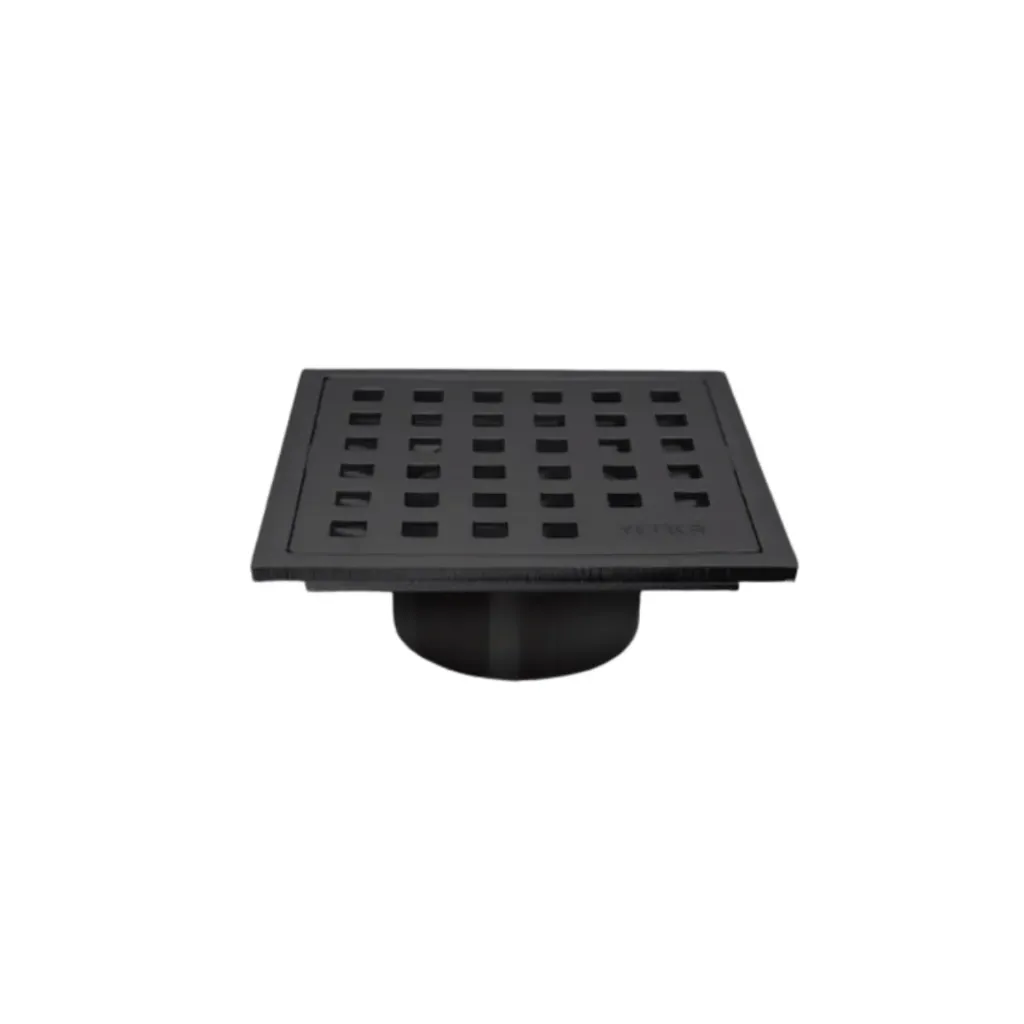 GPL1123 YETKA REJILLA NEGRO MATE P/PISO 85MM - 50MM (125515LK)
