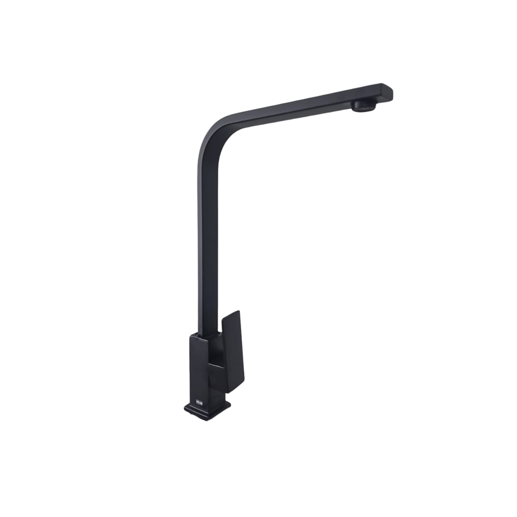 GPL1147 AKUA GRIFERIA COCINA FRIA PISO FIJA BLACK - NEGRA (EC48B) RECTA