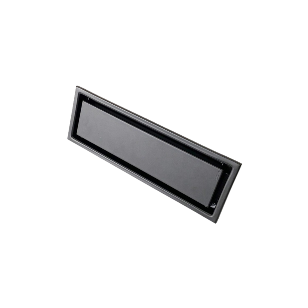 GPL1142 AKUA REJILLA LINEAL LISA REVERSIBLE PISO BLACK 30X10
