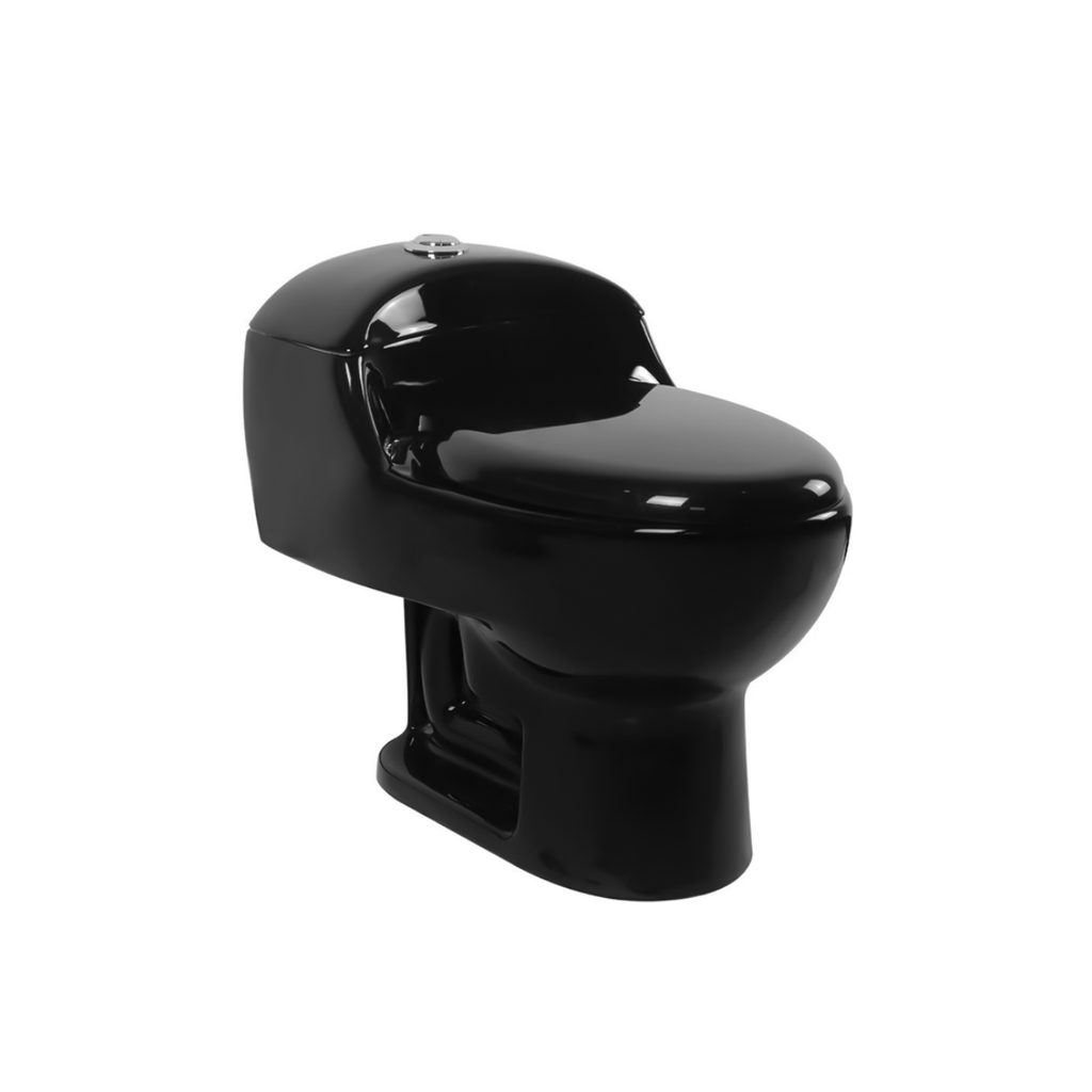 GPL0380 VITTA INODORO ANDIAMO DOBLEFLUSH NEGRO BRILLANTE C/TAPA - BLACK GLOSSY (106468)