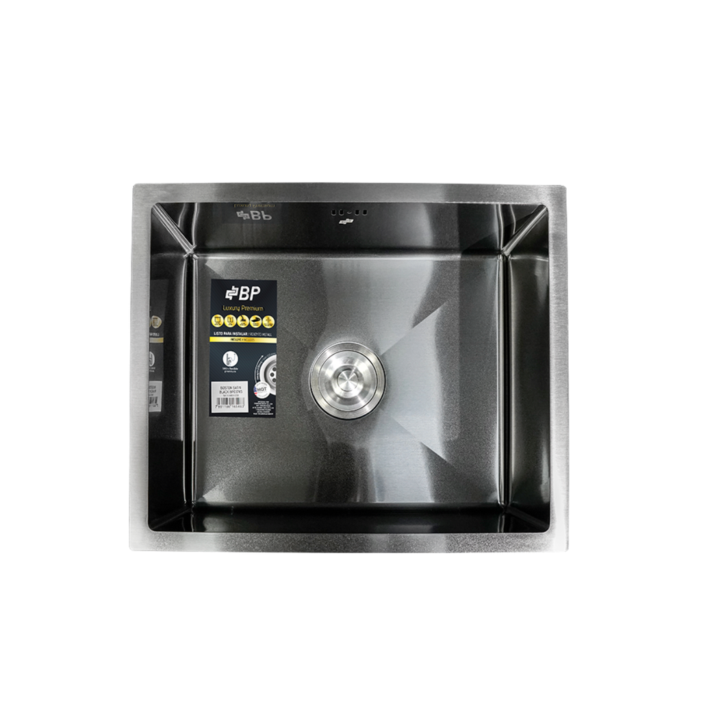 GPL1095 BEELEE FREGADERO BOSTON BLACK (540X440X200)MM - NEGRO SATIN